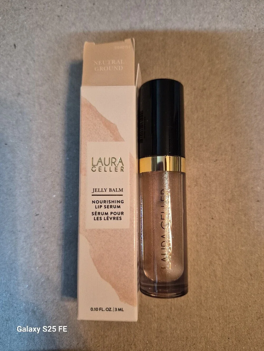 Laura Geller Jelly Balm Nourishing Lip Serum: Neutral Ground, NIB